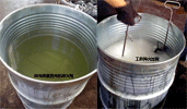無(wú)機(jī)淬火劑淬火工件前后